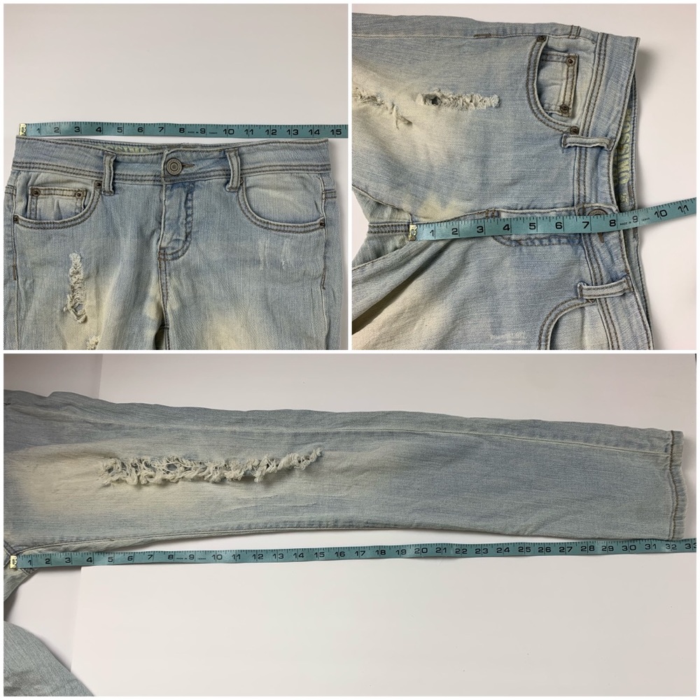 ❌SOLD❌ Mossimo Distressed Light Wash Skinny Jeans - Picture 7 of 8